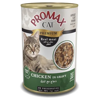 Promax Adult Cat Wet Food Chicken In Gravy 400G