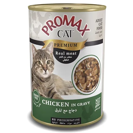 Promax Adult Cat Wet Food Chicken In Gravy 400G — photo 1