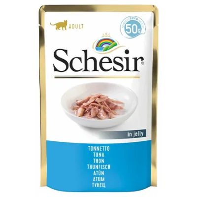 Schesir Adult Cat Wet Food Tuna & Aloe 85G
