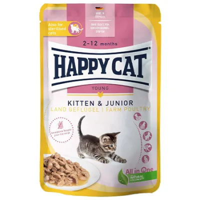 Happy Cat Kitten Cat Wet Food Farm Poultry 85G