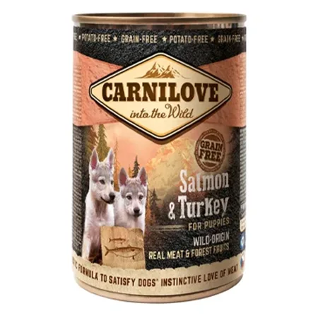 Carnilove Puppy Dog Wet Food Salmon & Turkey 400G — photo 1