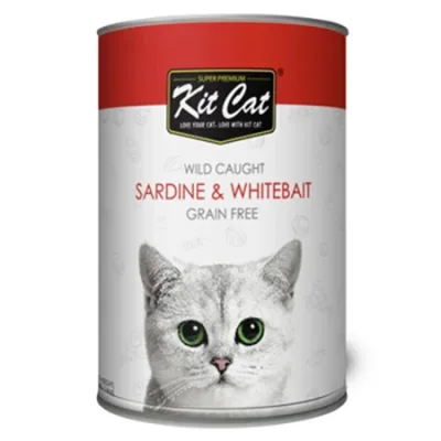 Kit Cat Cat Wet Food Sardine & Whitebait 400G