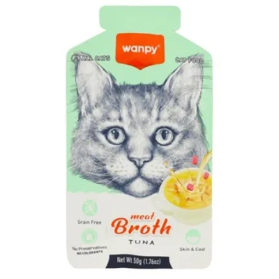 Wanpy Cat Wet Food Tuna In Broth 50G