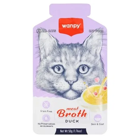 Wanpy Cat Wet Food Duck In Broth 50G — photo 1