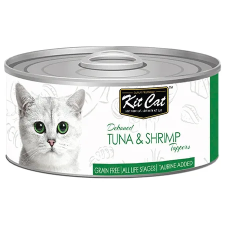 Kit Cat Cat Wet Food Tuna & Shrimp Toppers 80G — photo 1