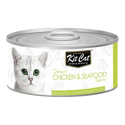 Kit Cat Cat Wet Food Chicken & Seafood 80G