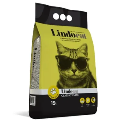 White Bentonite Cat Litter Hygiene Classic White Unscented 15L