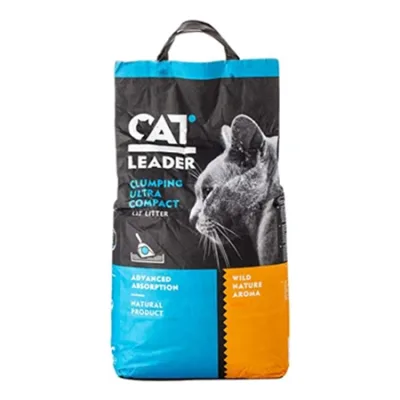 Cat Leader All Sizes All Stage Cat Litter Hygiene Clumping Ultra Compact Baby Powder 5Kg
