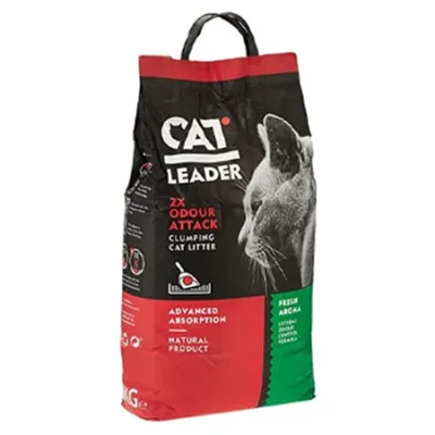 Cat Leader Cat Litter Hygiene Clumping 2X Odour Attack Fresh Aroma 10Kg