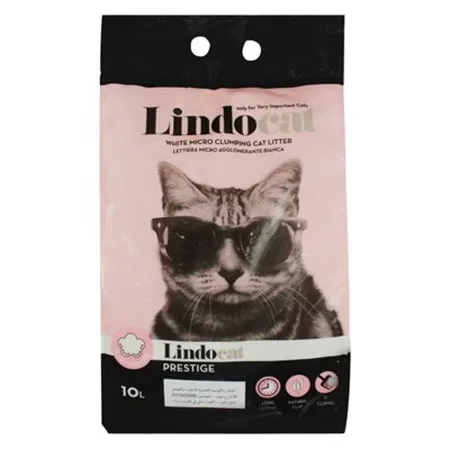 Lindocat Cat Litter Hygiene Clumping White Micro Baby Powder 10L — photo 1