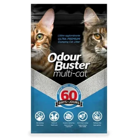 Odour Buster Cat Litter Hygiene Clumping Unscented 12Kg — photo 1
