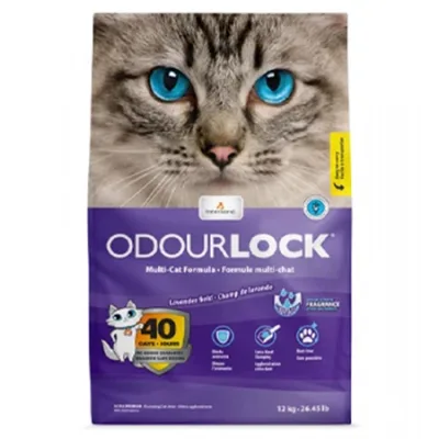 Odourlock Cat Litter Hygiene Clumping Lavender 12Kg