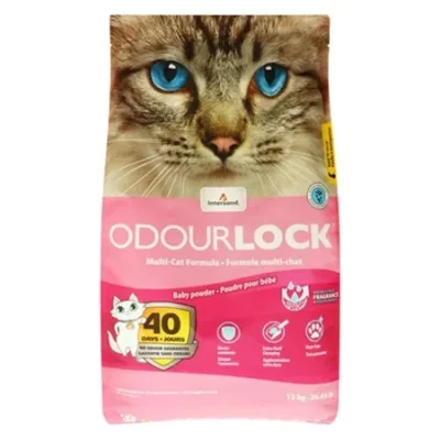 Odourlock Cat Litter Hygiene Clumping Baby Powder 12Kg