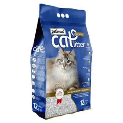 Patimax Cat Litter Hygiene Clumping Multiple Cat Unscented 12L