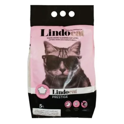 Lindocat Cat Litter Hygiene Clumping Prestige White Micro Baby Powder 5L