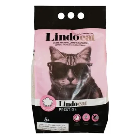 Lindocat Cat Litter Hygiene Clumping Prestige White Micro Baby Powder 5L — photo 1