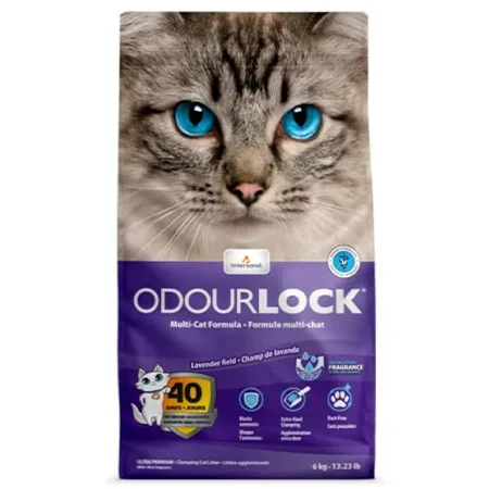 Intersand Cat Litter Hygiene Clumping Lavender Field 6Kg — photo 1