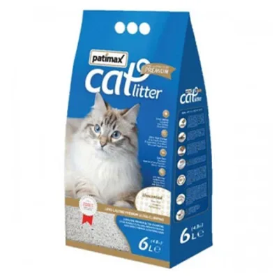 Patimax Cat Litter Hygiene Clumping Multiple Cat Baby Powder 6L