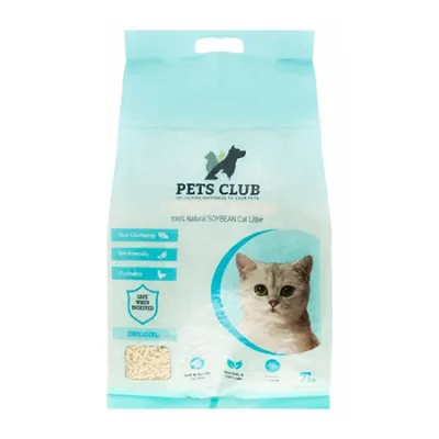 Pets Club Cat Litter Hygiene Clumping Soya Bean Original 7L