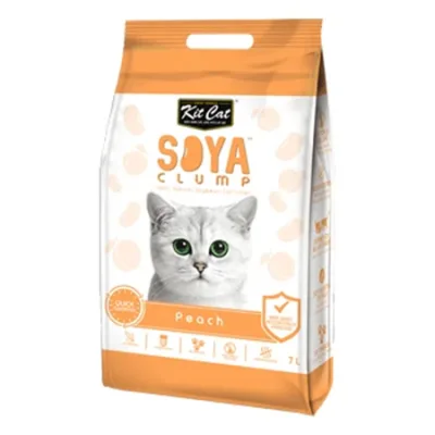 Kit Cat Cat Litter Hygiene Clumping Soya Bean Peach 7L