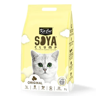 Kit Cat Cat Litter Hygiene Clumping Soya Bean Original 7L