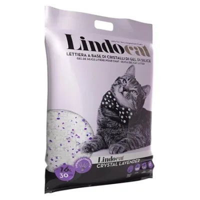 Lindocat Cat Litter Hygiene Crystal Lavender 16L