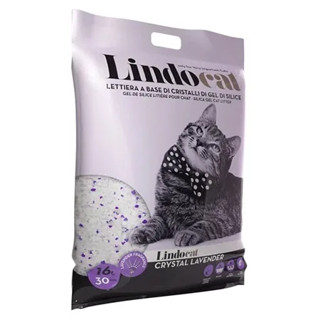 Lindocat Cat Litter Hygiene Crystal Lavender 16L — photo 1