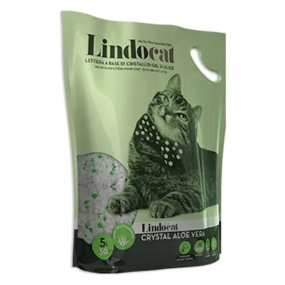 Lindocat Cat Litter Hygiene Crystal Aloe Vera 5L