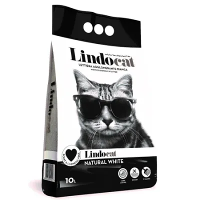 White Bentonite Cat Litter Hygiene Natural White Unscented 10L
