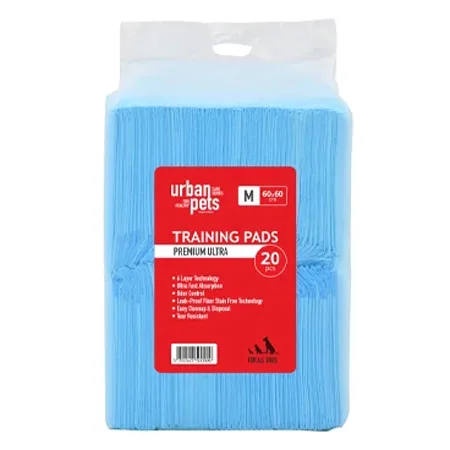 Premium Puppy Dog Pads Hygiene Blue 60X60Cm 20 Pcs — photo 1
