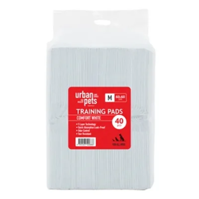 Value Puppy Dog Pads Hygiene White 60X60Cm 40 Pcs