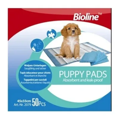 Bioline Puppy Dog Pads Hygiene Unscented 45X33Cm 50 Pcs