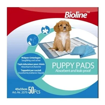 Bioline Puppy Dog Pads Hygiene Unscented 45X33Cm 50 Pcs — photo 1