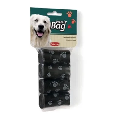Padovan Dog Poop Bags Hygiene Black 4 Pcs