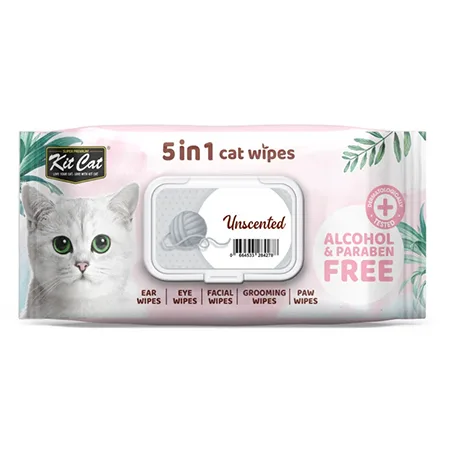 Kit Cat Cat Wipes Hygiene 5 In 1 Unscented — photo 1