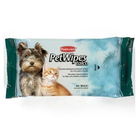 Padovan Cat & Dog Wipes Hygiene Talc 40 Pcs — photo 1