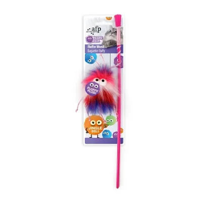 Afp Cat Wand Toys Fluffer Pink