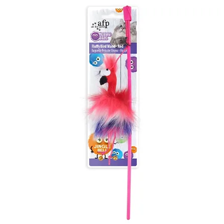 Afp Cat Wand Toys Furry Ball Red — photo 1