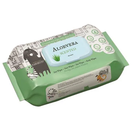 Pawsitiv Cat & Dog Wipes Hygiene Aloe Vera — photo 1