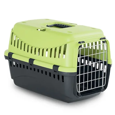 Bergamo Gipsy Adult Cat & Dog Carriers Accessories Transportino Large Metal Door Green 58X38X38Cm
