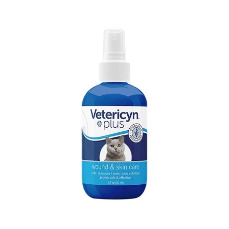 Vetericyn Adult Cat Skin Care Health Plus Feline Wound & Skin Care, Antimicrobial — 3Oz