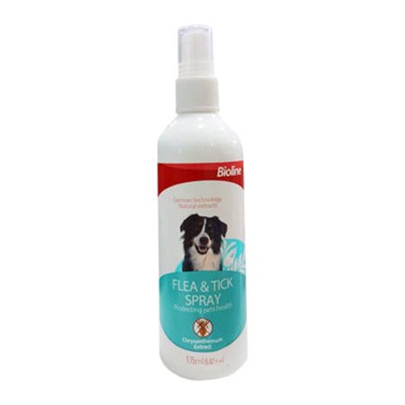Bioline Cat & Dog Spray Health Parasite Control Flea & Tick Unscented 175Ml
