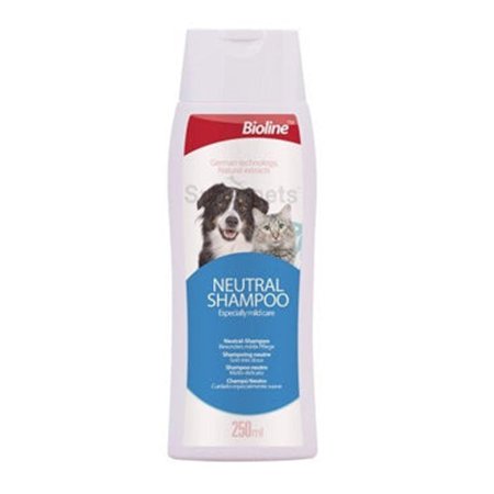 Bioline Cat & Dog Shampoo Hygiene Neutral Unscented 250Ml