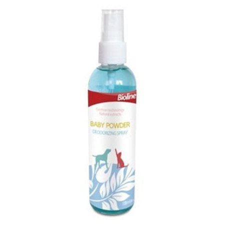 Bioline Cat & Dog Spray Hygiene Deodrant Baby Powder 118Ml