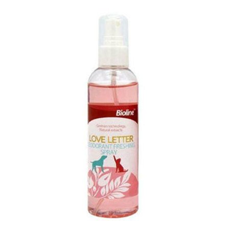 Bioline Cat & Dog Spray Hygiene Deodrant Freshing Love Letter 207Ml